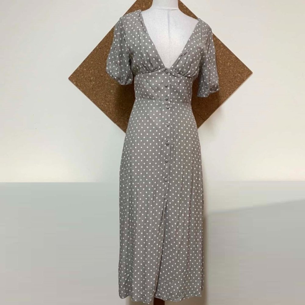 KOOKAI Alesha Spot Polka Dot Midi Dress - Picture 6 of 8